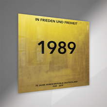 Laden Sie das Bild in den Galerie-Viewer, 1989 Acryldruck GOLD