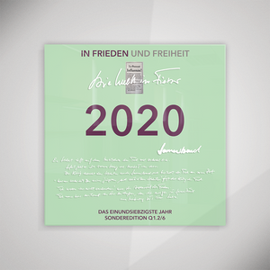 Limitierte Sonderedition 2020 "Die Welt im Fieber" Q1.2/6