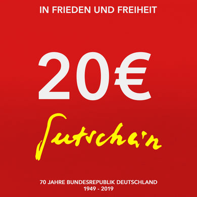 20€ Geschenk-Gutschein